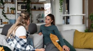 Two,Young,Women,Friends,Roommates,Business,Partners,And,Owners,Of