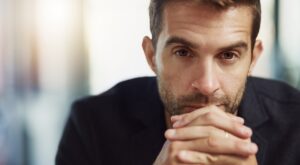 Thinking,,Mindset,And,Portrait,Of,Business,Man,For,Policy,,Finance